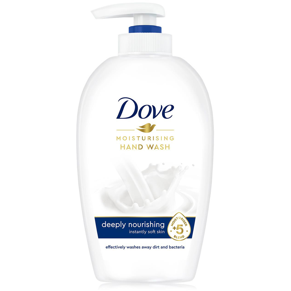 Dove Moisturising Deeply Nourishing Soft Skin Liquid Hand Wash 250ml 24 Pack Image 2