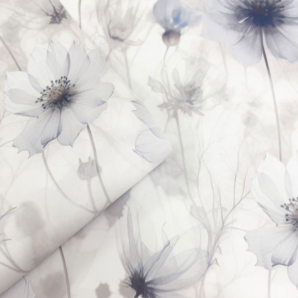 Muriva Lissa Flowers Blue Wallpaper Image 2