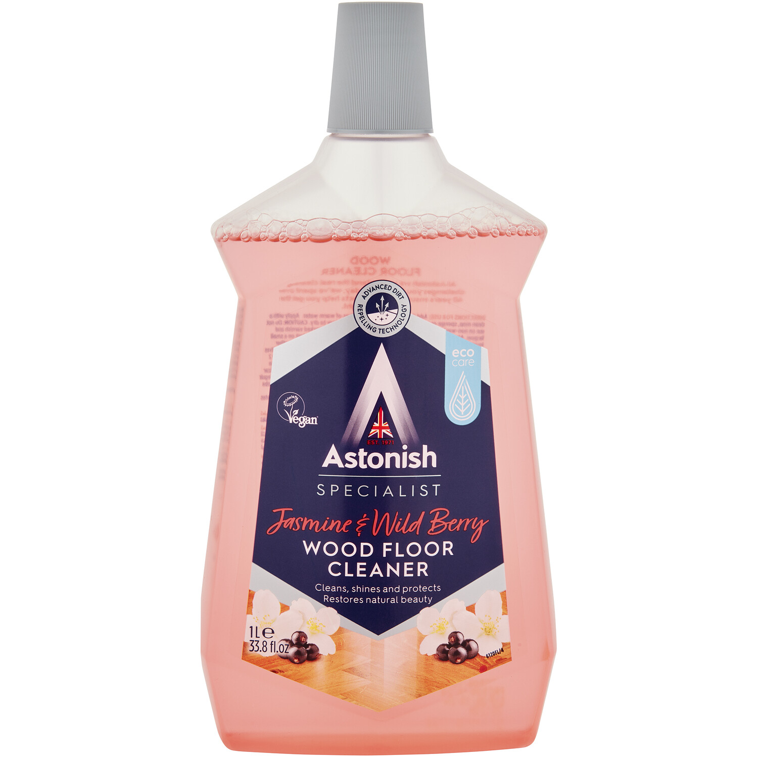 Astonish Specialist Jasmine and Wild Berry Wood Floor Cleaner 1L Image 2