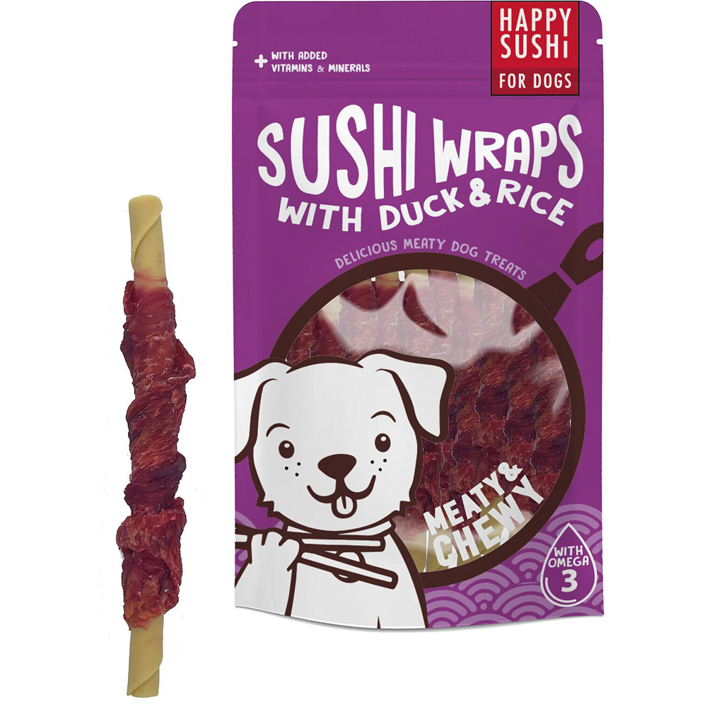 Sushi Wraps Dog Treats Duck and Rice Image 2