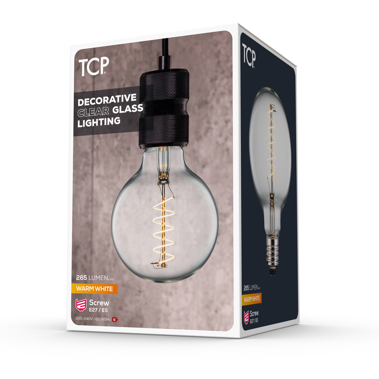 TCP Decorative Twist Filament Warm White Bulb - Warm White Image 3
