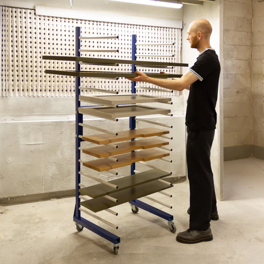 Monstershop Combi Spray Blue Drying Rack Trolley Image 2