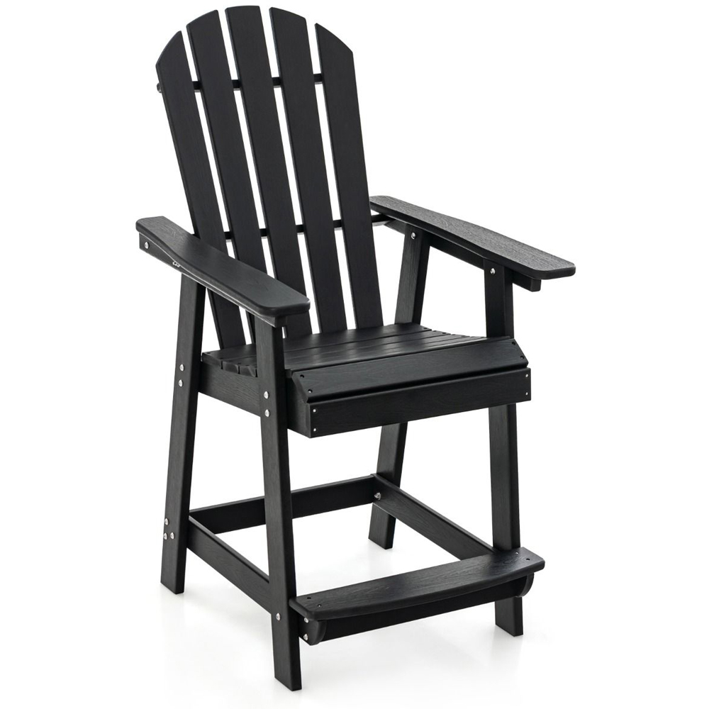 Costway Black Outdoor Chair Image 2