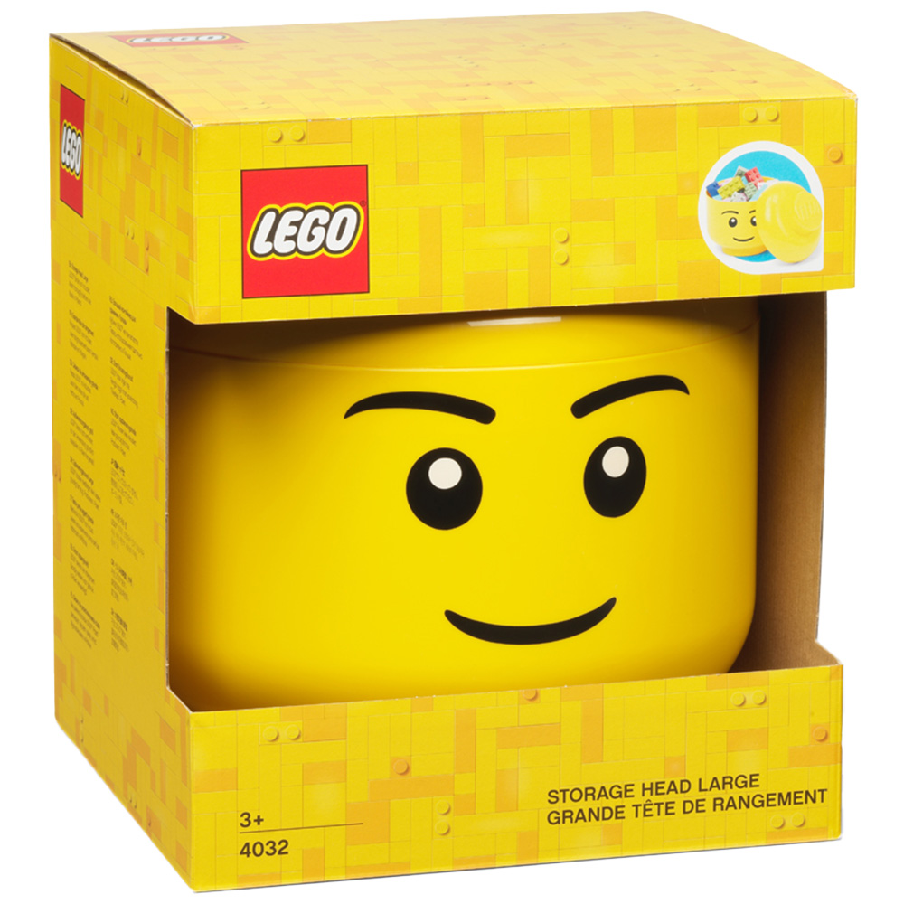 LEGO Boy Face large Storage Head Image 1