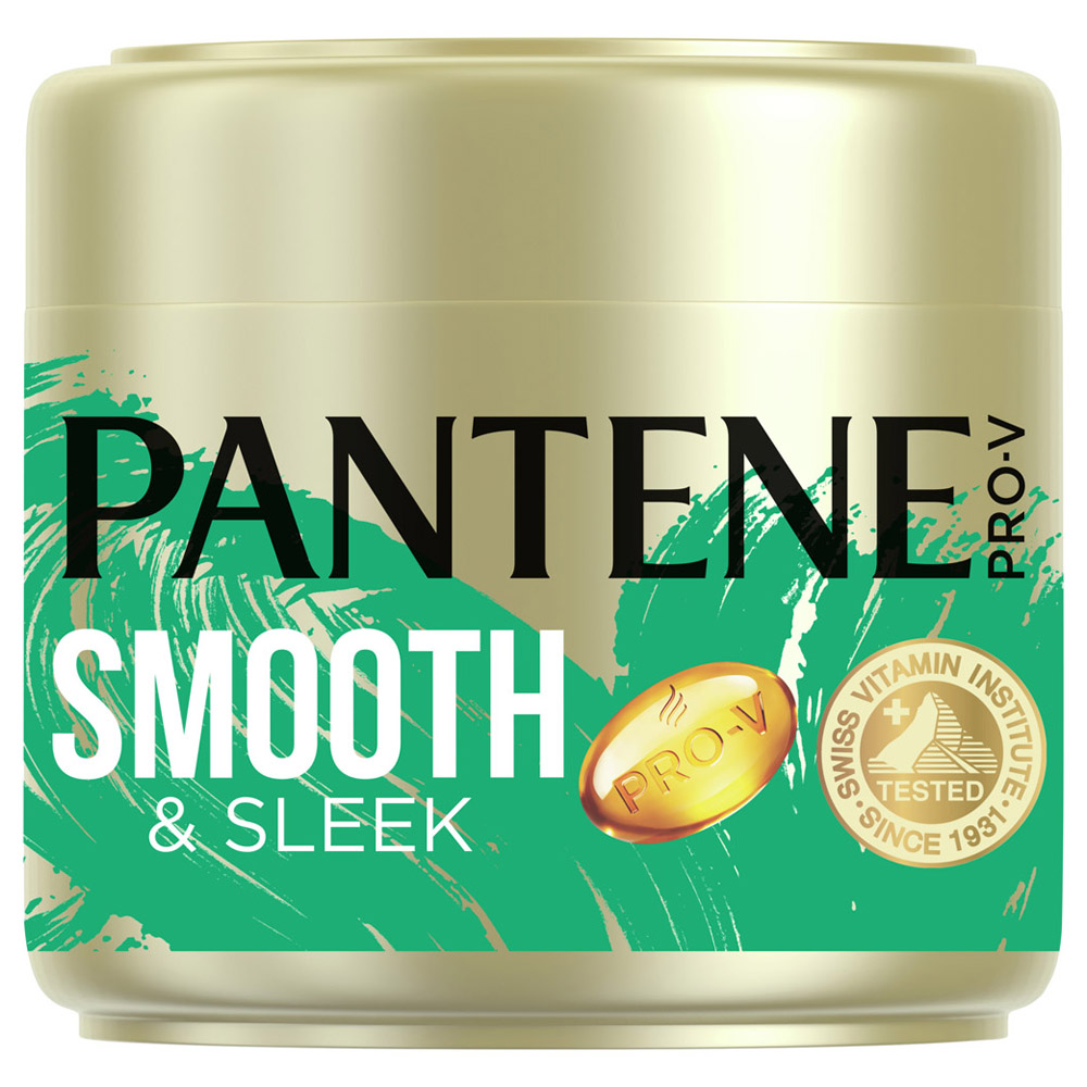 Pantene ProV Smooth and Sleek Frizz Control Keratin Hair Mask 300ml Image 2