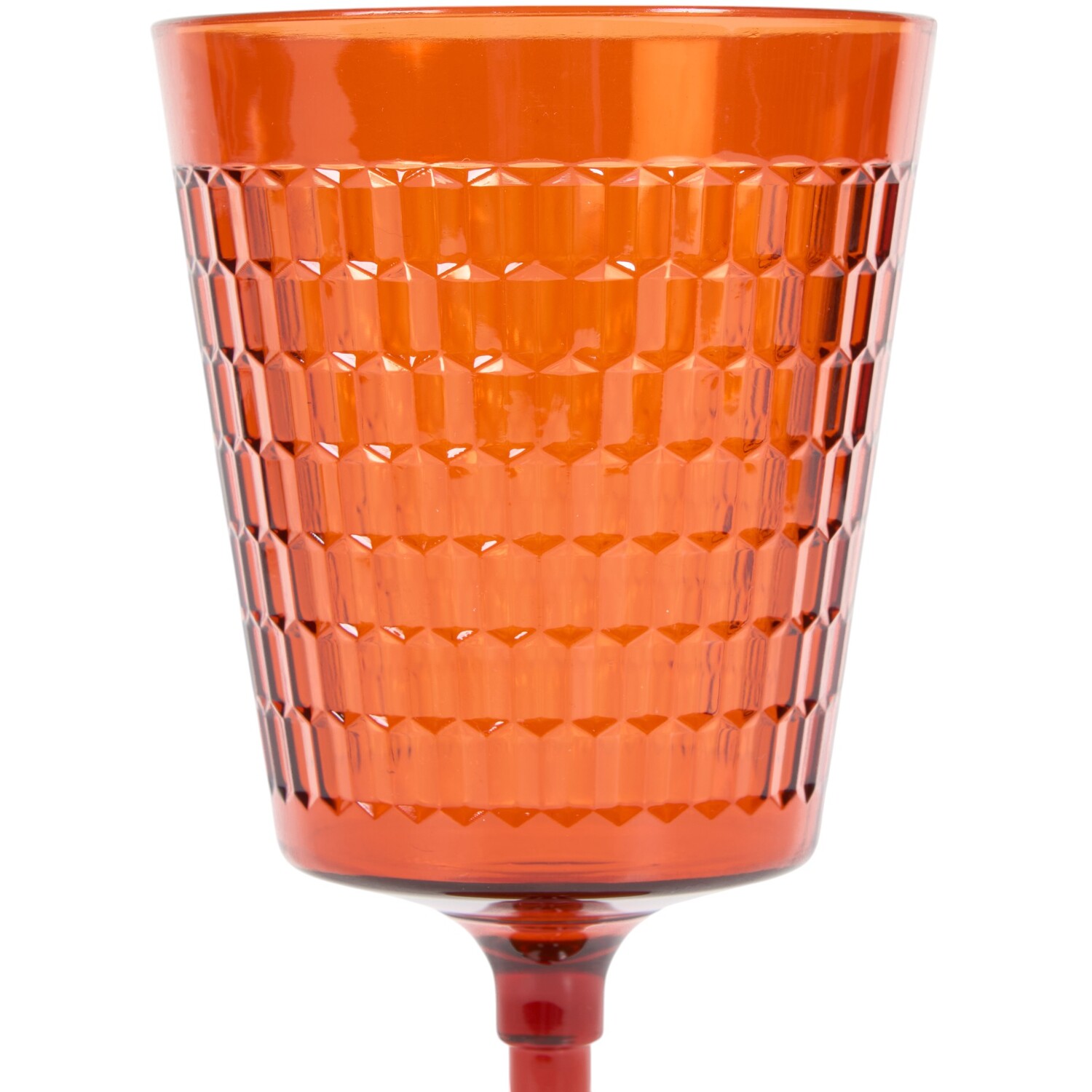 Eden Wine Glass Burnt Orange Image 2