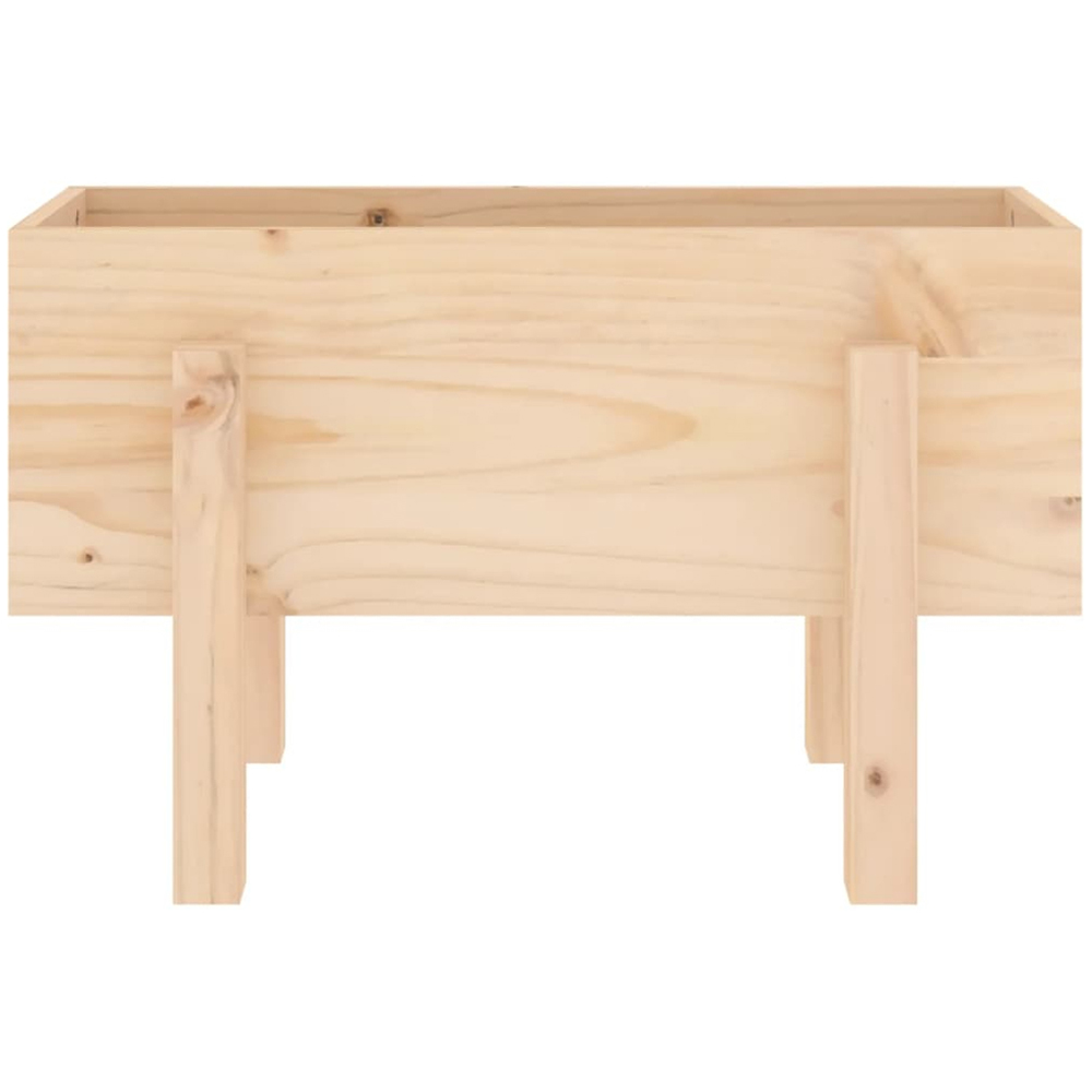 vidaXL Brown Solid Pine Wood Garden Planter 38 x 62 x 30cm Image 4