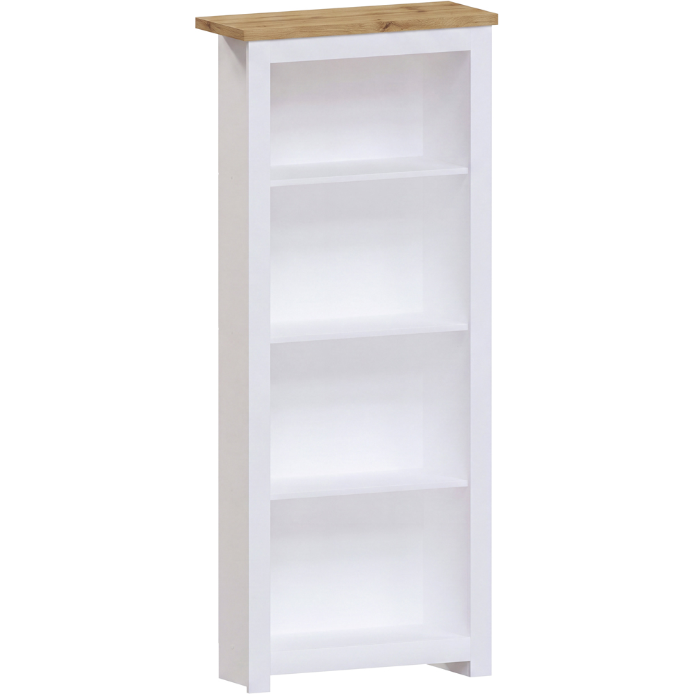 VIDA DESIGNS Arlington 4 Shelf White Bookcase Image 2