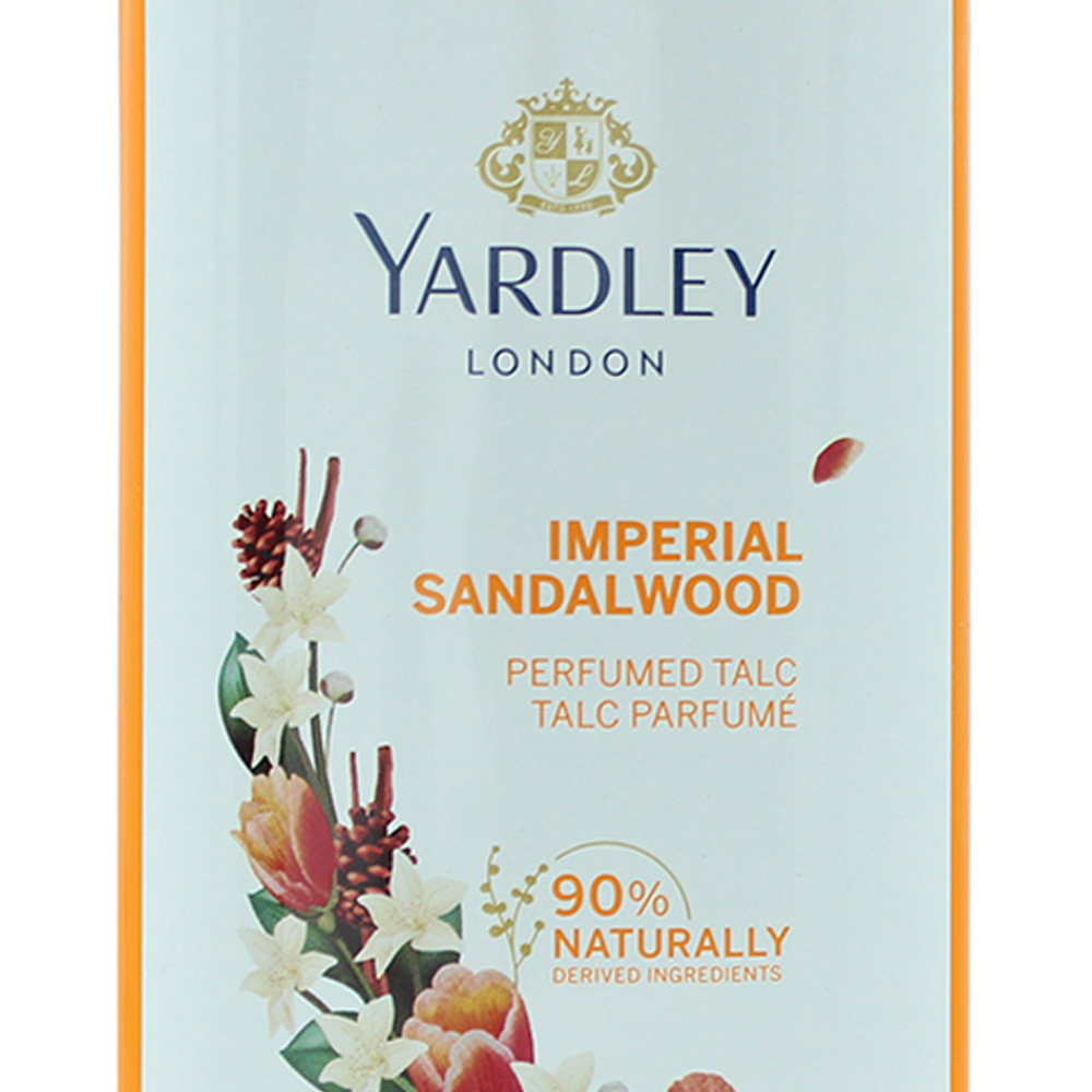 Yardley Imperial Sandalwood Talcum Powder 125g Image 2