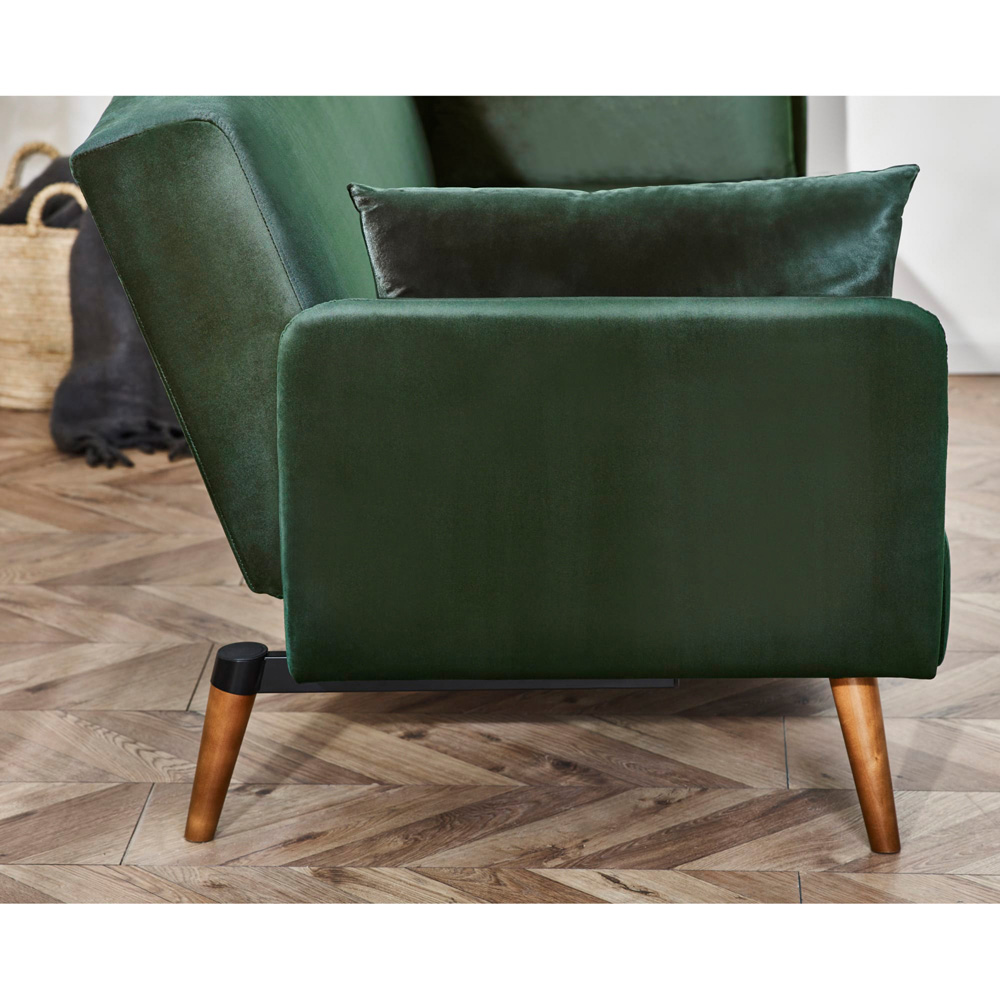 Julian Bowen Andi 3 Seater Green Sofa Bed Image 8