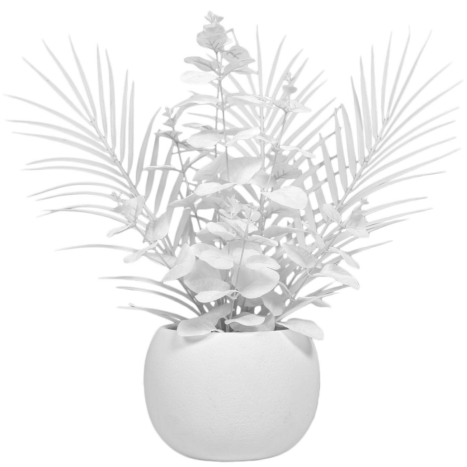 Gaia White Floral Arrangement Artificial Plant Image 2