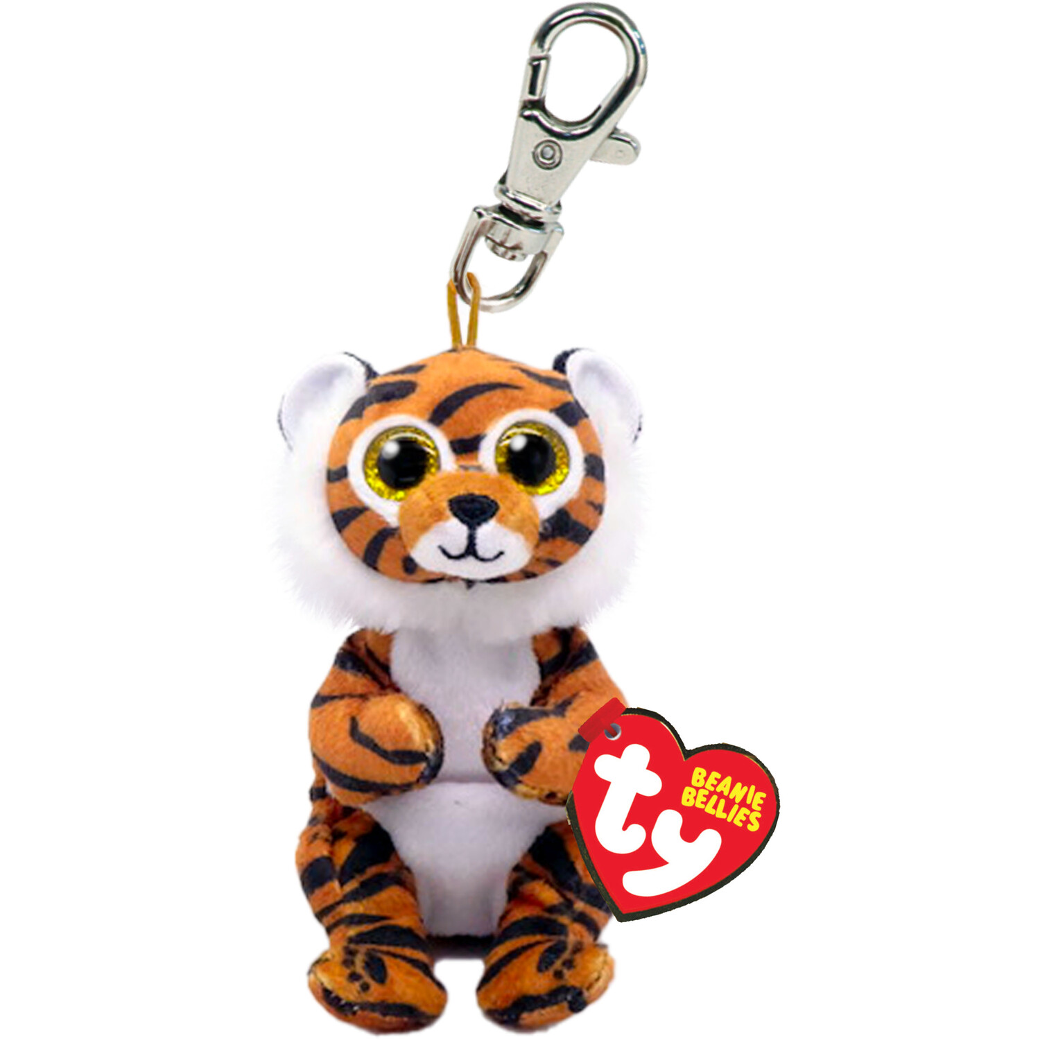 Clawdia the Tiger Beanie Bellie Clip - Orange Image