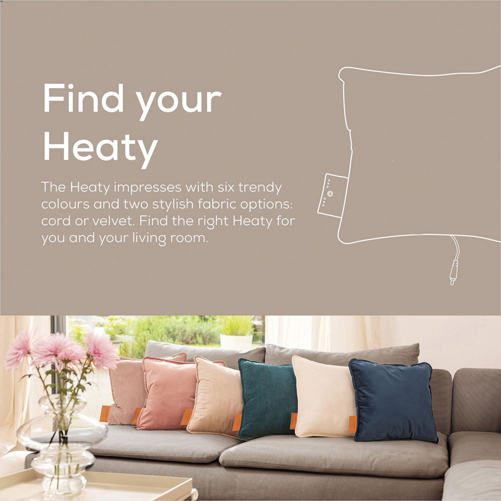 Beurer HK77 Cream Cordless Heated Cushion 38.4 x 38.4cm Image 5