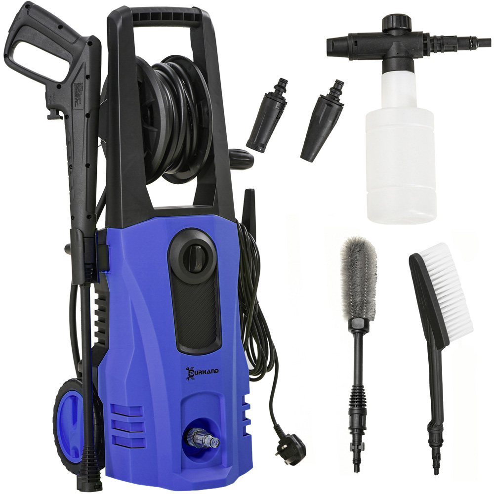 Outsunny 845-867V71BU Blue High Pressure Washer 1800W With Accessories Image 3