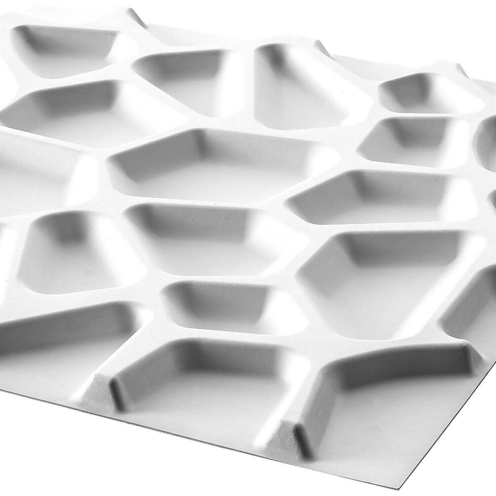 Walplus Off White Gaps 3D Wall Panel 12 Pack Image 3