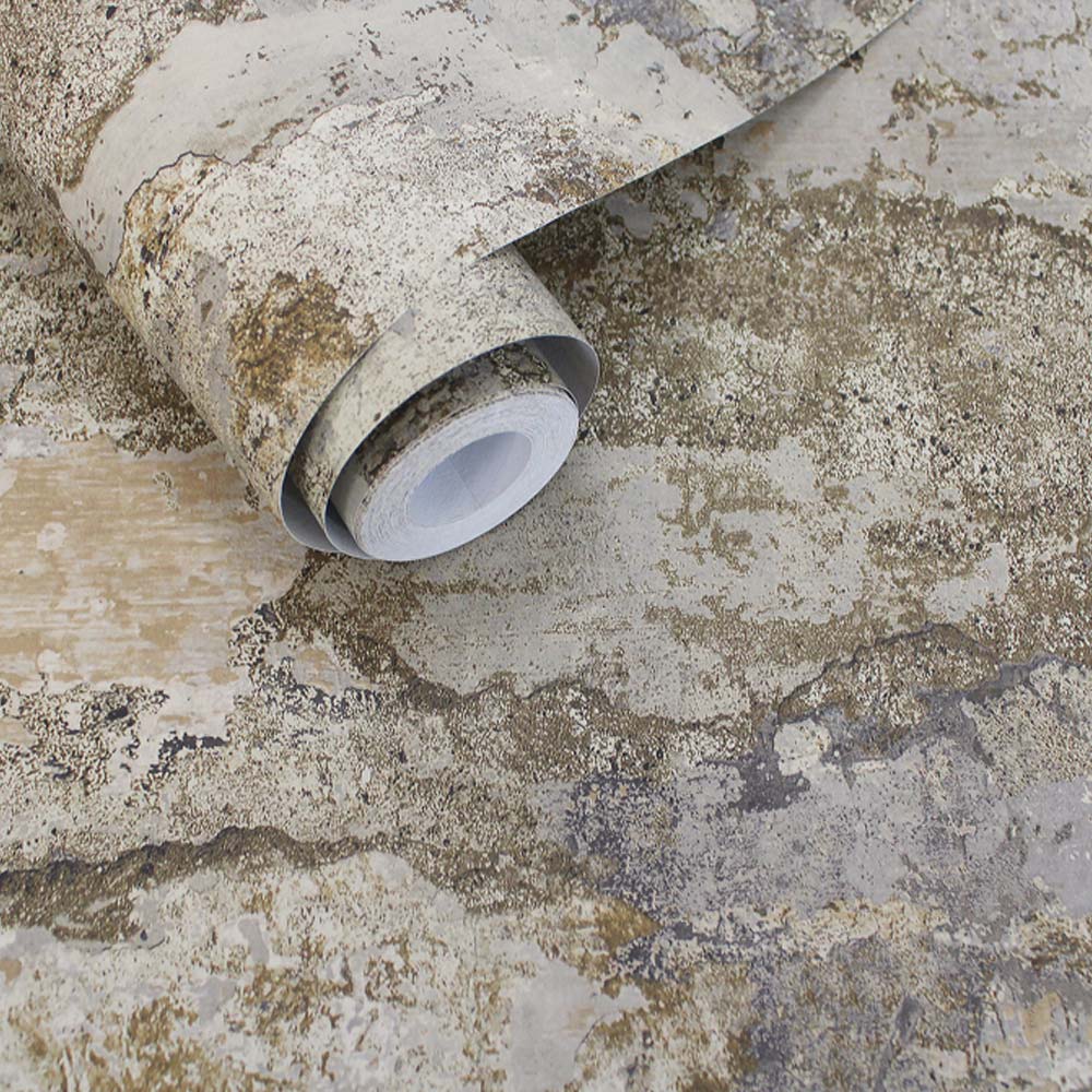 Holden Decor Concrete Textured Natural Wallpaper Image 2