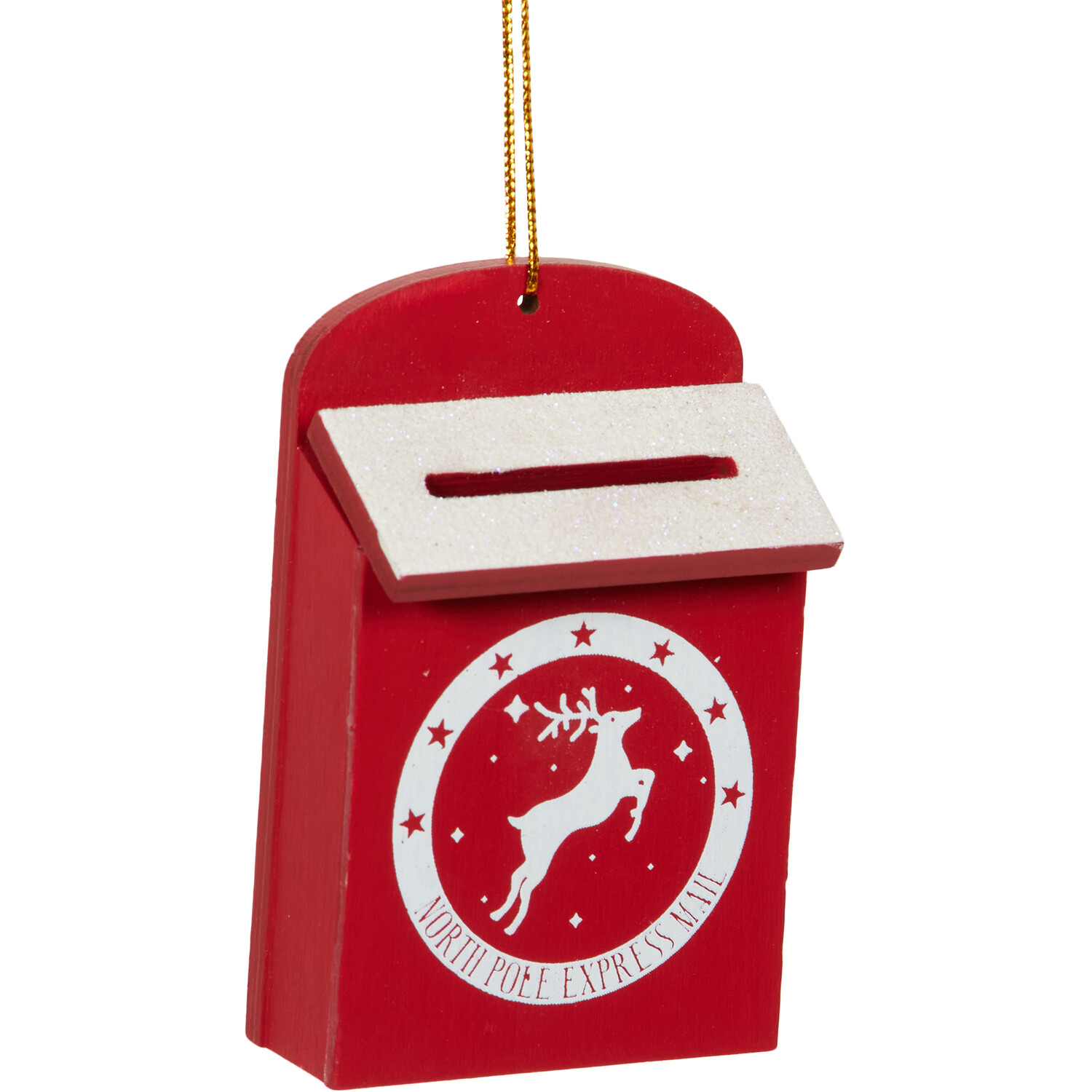 North Pole Express Hanging Decoration - Red Image 3