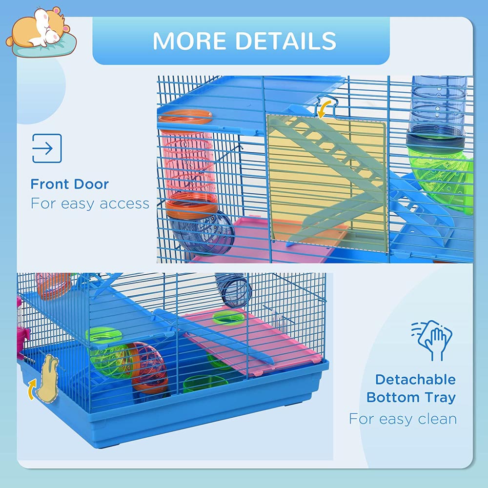PawHut 5 Tier Hamster Cage Carrier Image 3