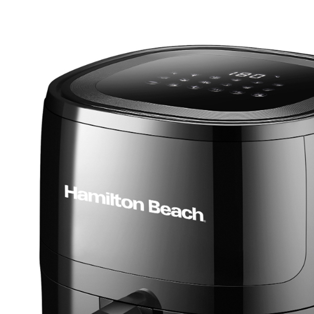 Hamilton Beach DeluxeFry HB4801D Black 5L Digital Air Fryer 1500W Image 2