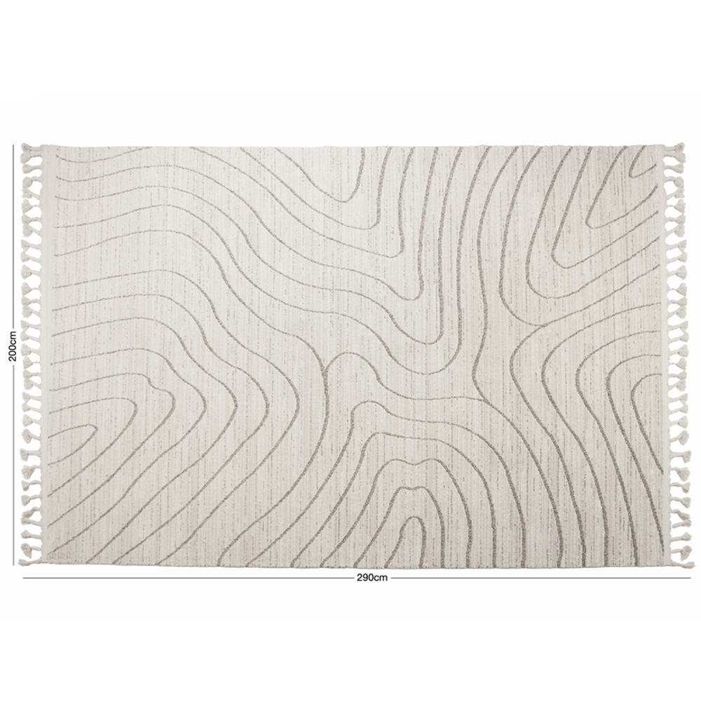 Esselle Home Arctic Contour Natural and Mink Rug 200 x 290cm Image 7
