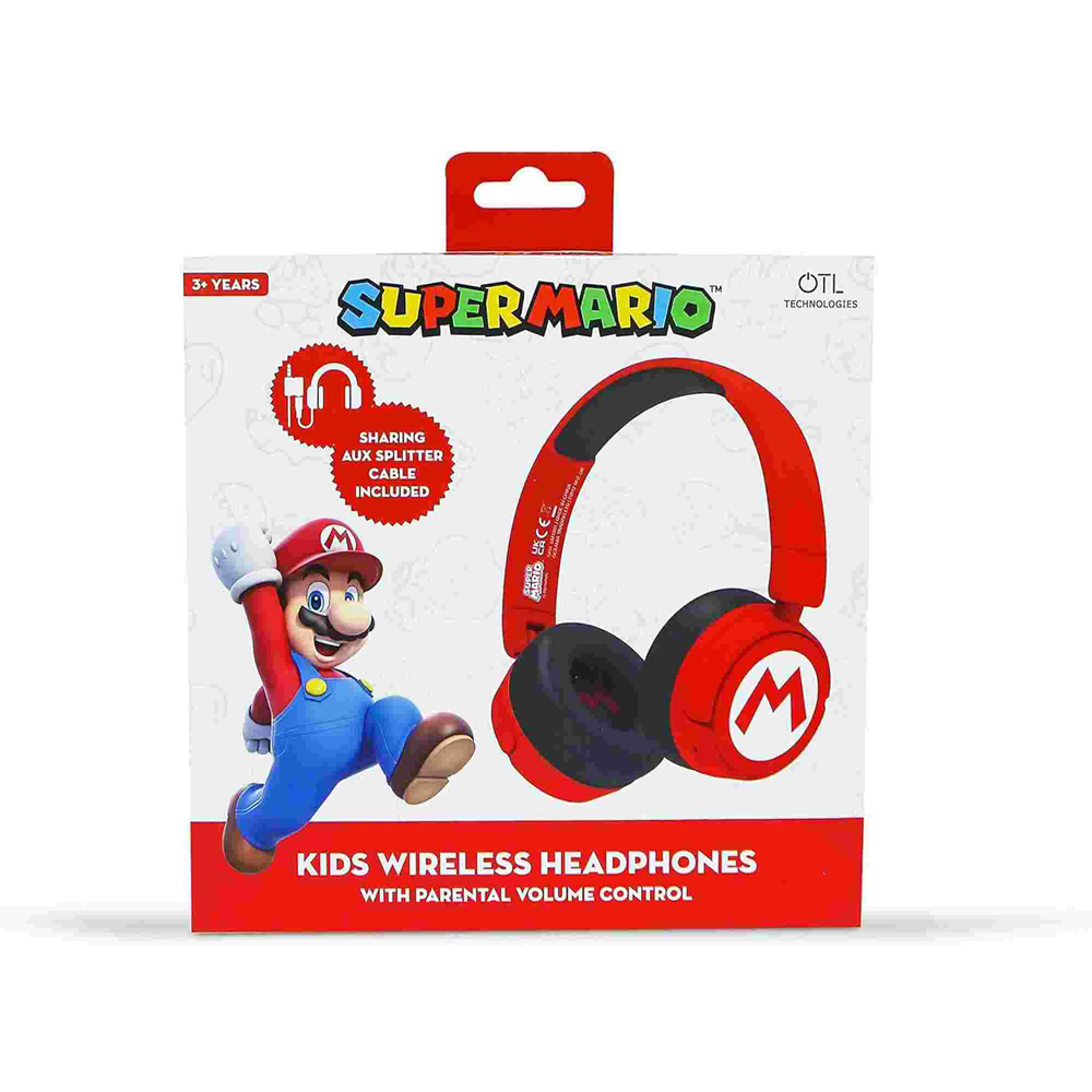 OTL Super Mario Red Kids Wireless Headphones Image 7
