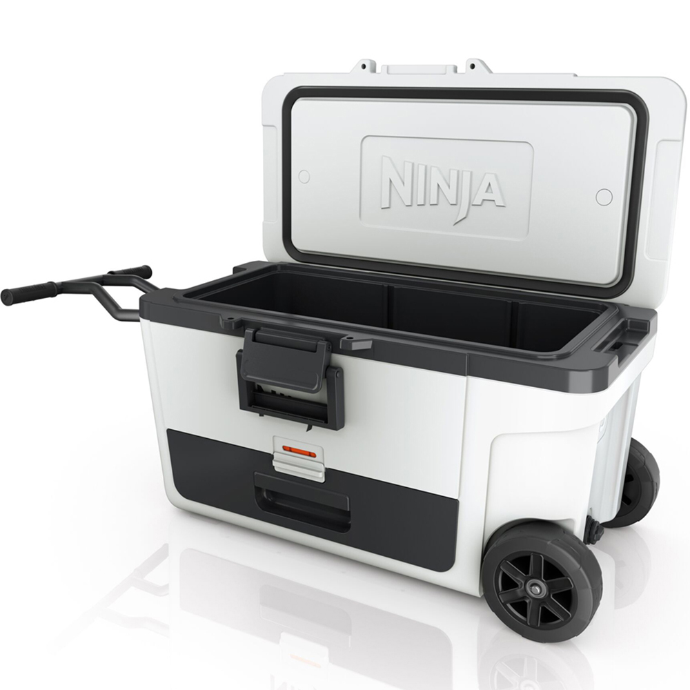 Ninja FrostVault Cloud White Wheeled Cooler with Dry Zone 65QT 61L Image 3