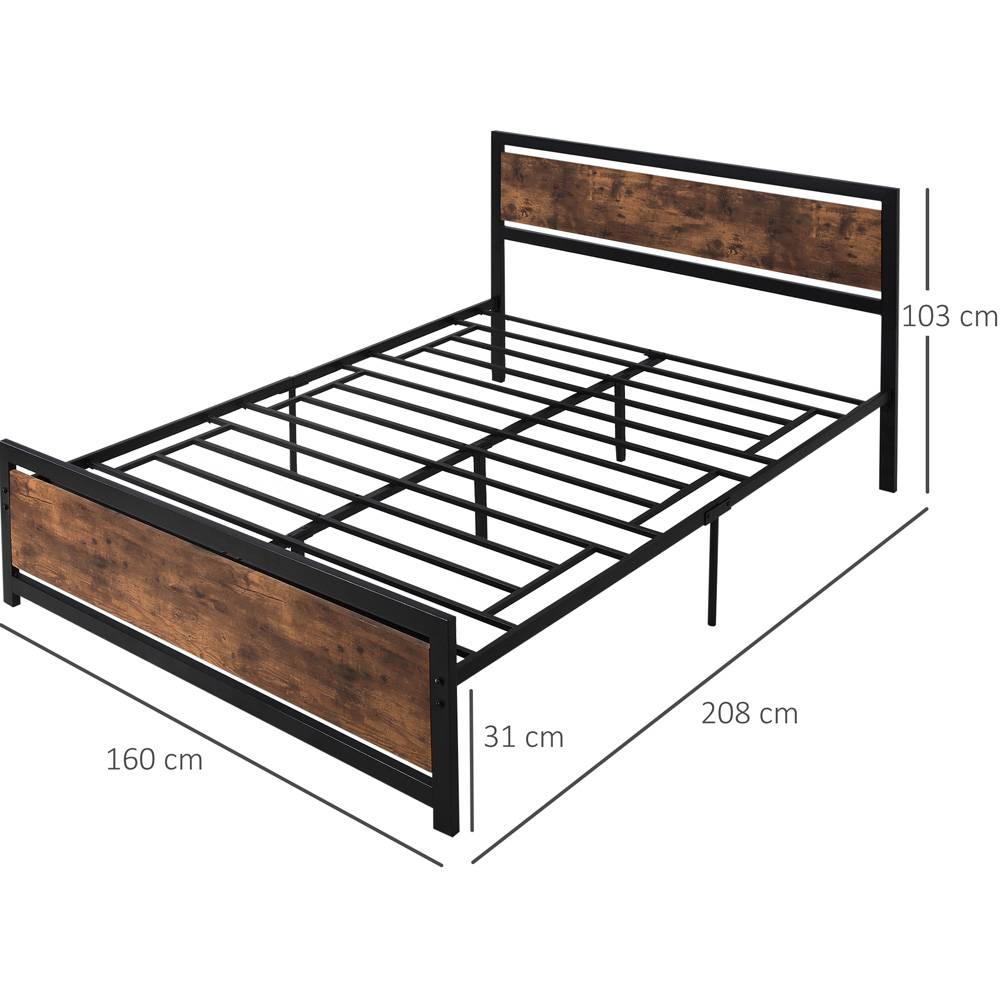 Portland King Size Metal Bed Frame Image 7