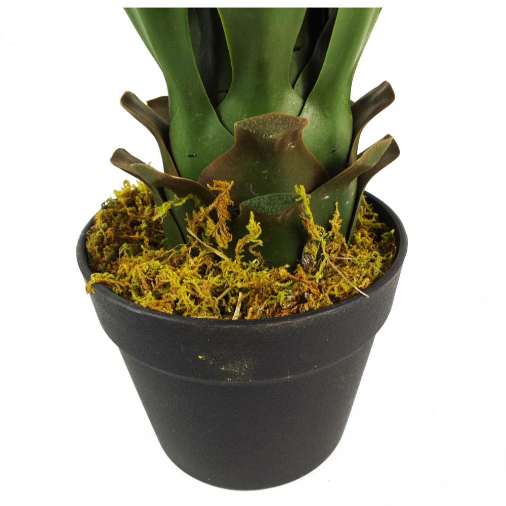 Leaf Artificial Yucca Plant Pot 55cm Image 4