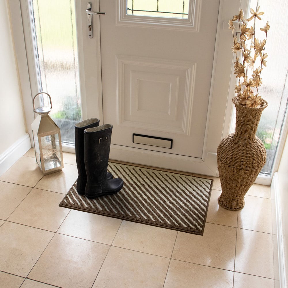 JVL Stellar Brown Indoor Machine Washable Doormat 50 x 80cm Image 8