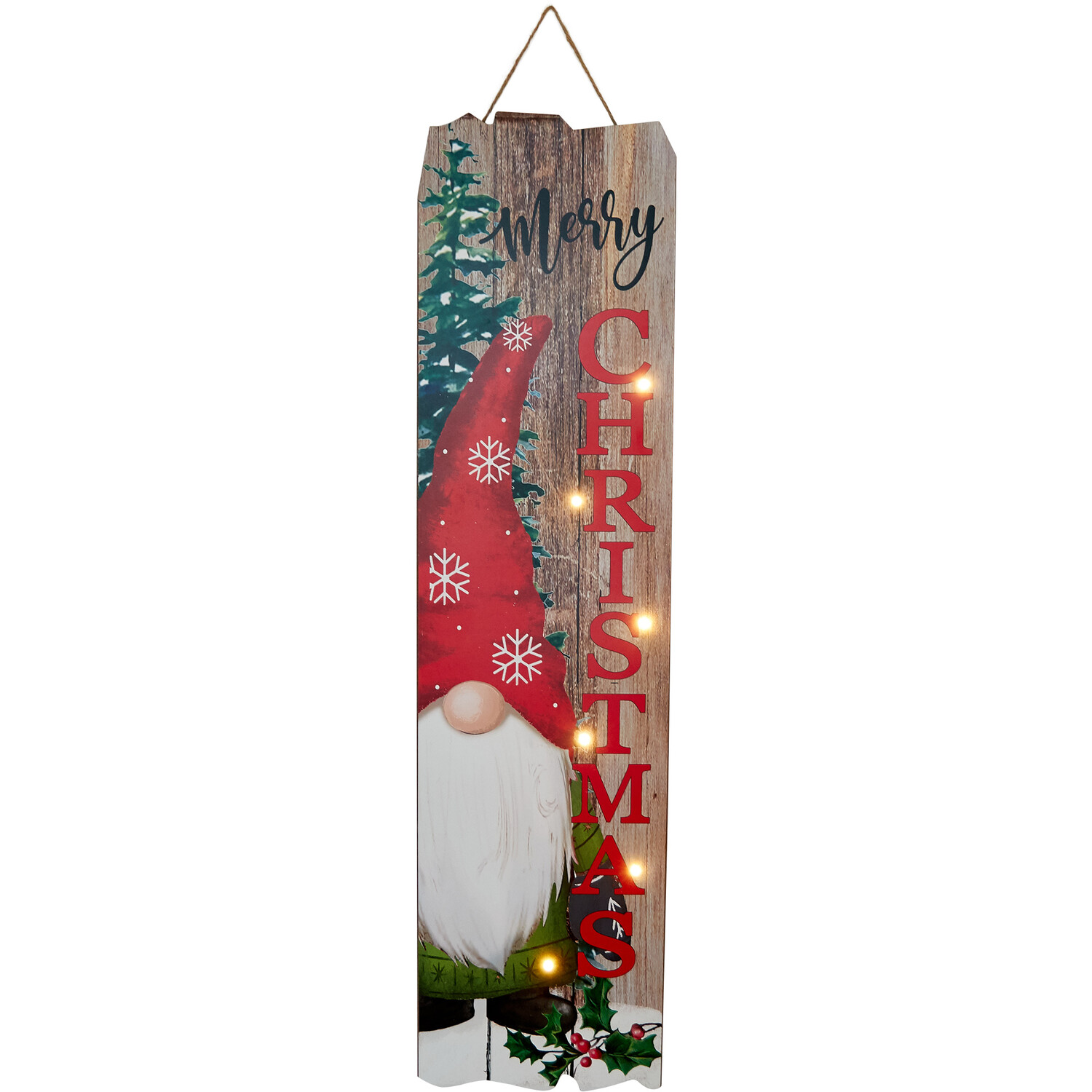 LED Christmas Hanging Wall Plaque Image 3