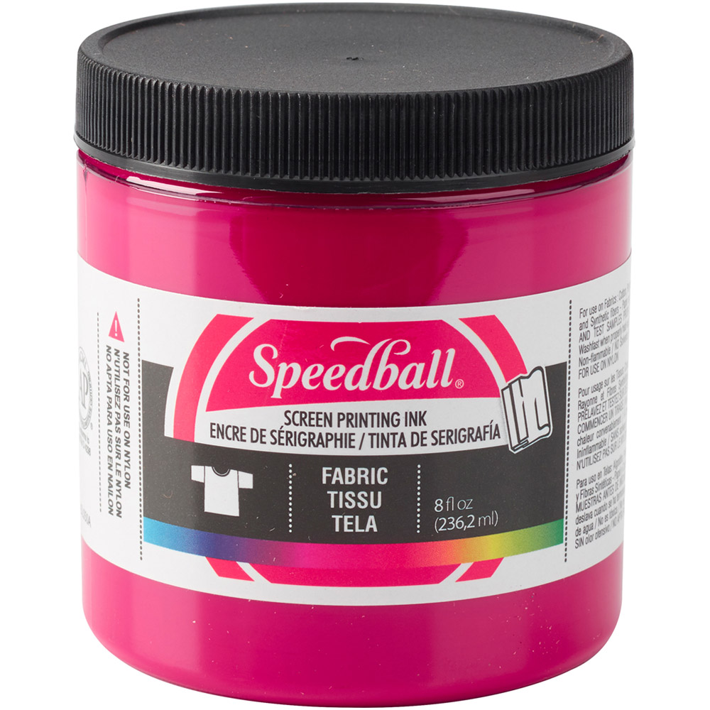 Speedball Process Magenta Fabric Screen Printing Ink 236.2ml Image