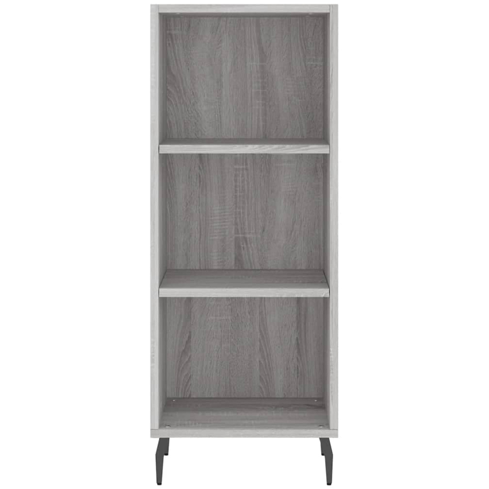 vidaXL Single Door 3 Shelf Grey Sonoma Highboard Image 8