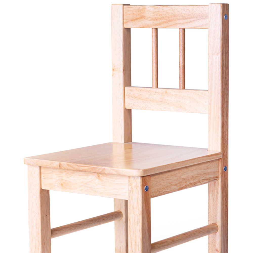Bigjigs Toys Natural Wooden Chair Image 3