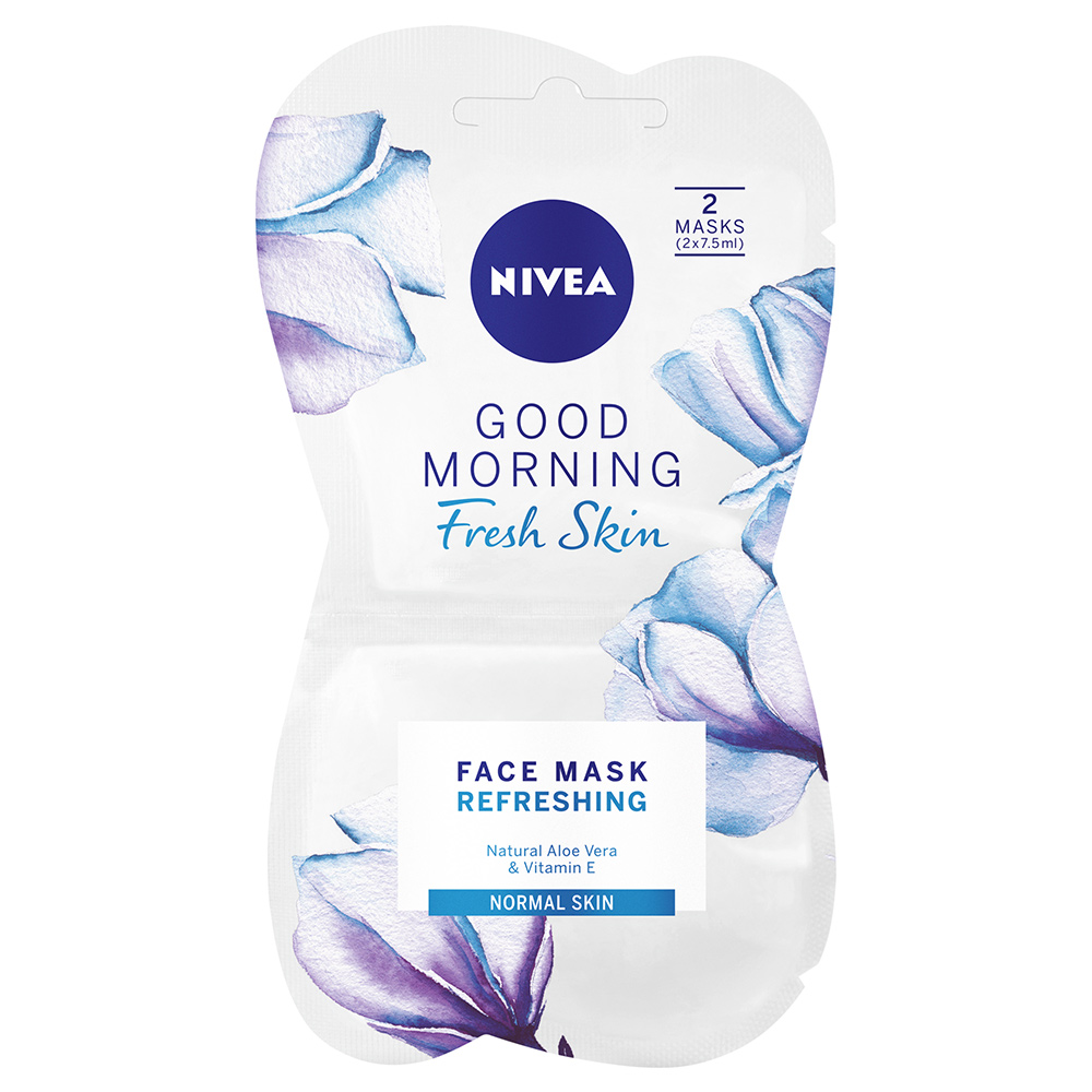 Nivea Good Morning Fresh Skin Refreshing Face Mask 2 Pack Image 1
