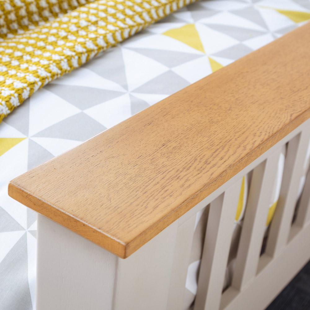 Julian Bowen Richmond Double Elephant Grey High Foot End Bed Frame Image 5