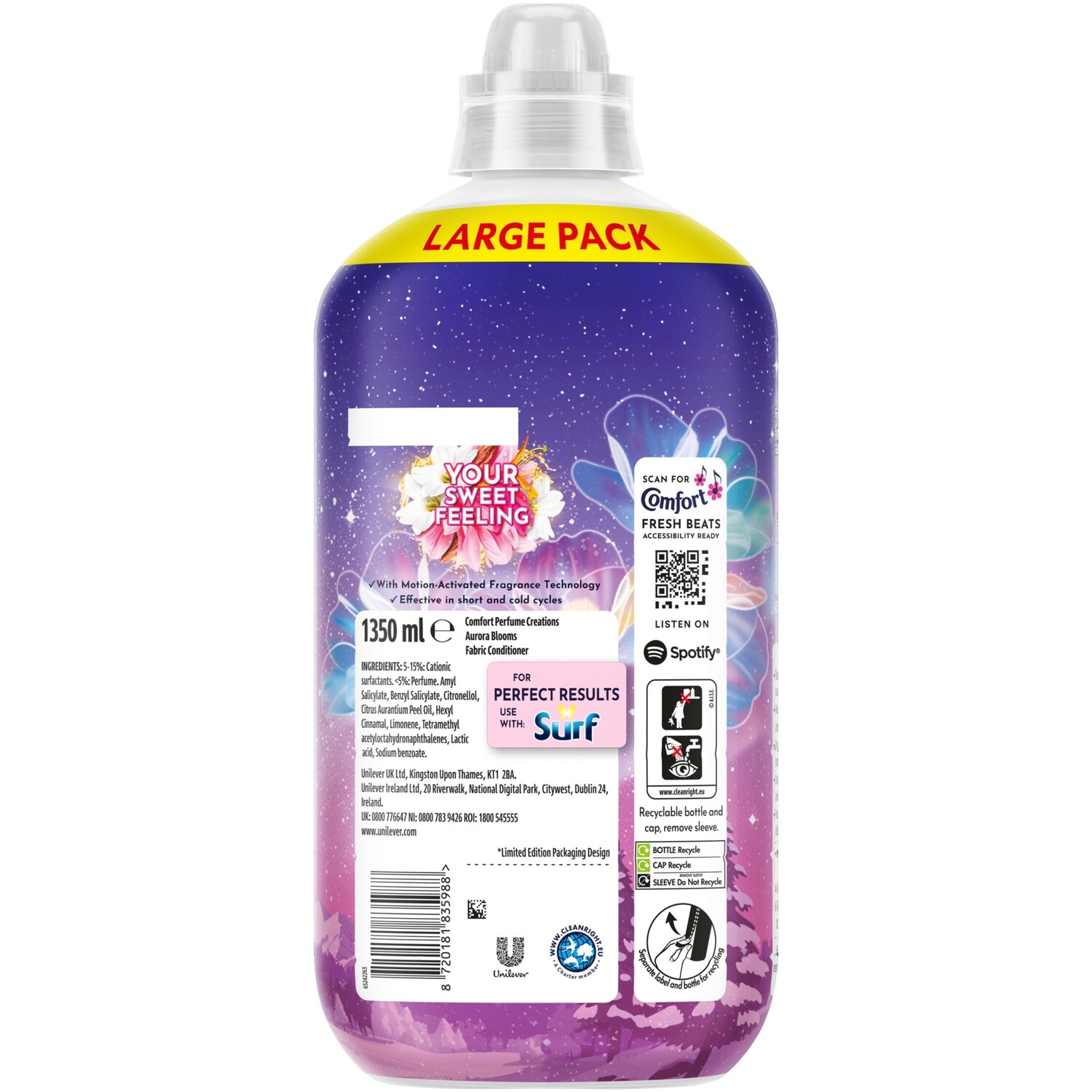 Comfort Concentrated Fabric Conditioner Image 2