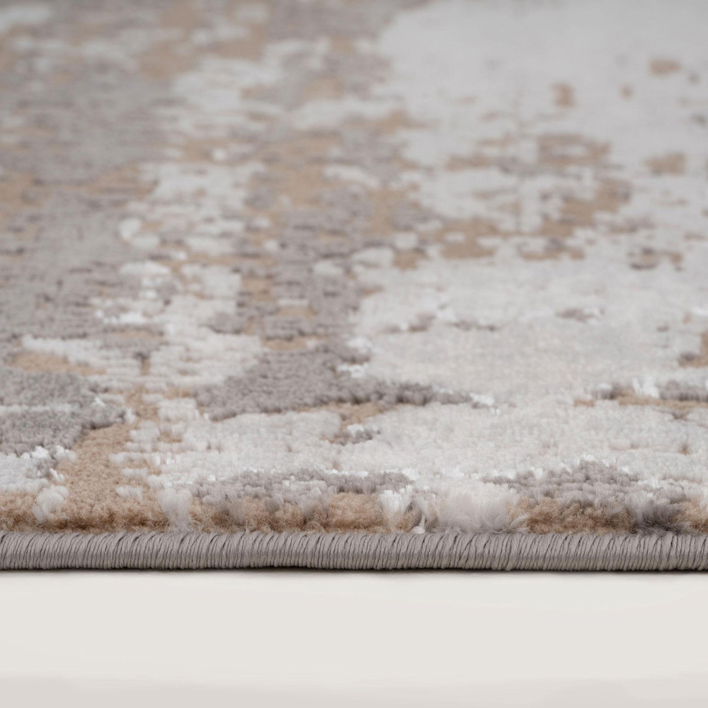 Kukoon Hatton Grace Beige Distressed Rug 80 x 150cm Image 6