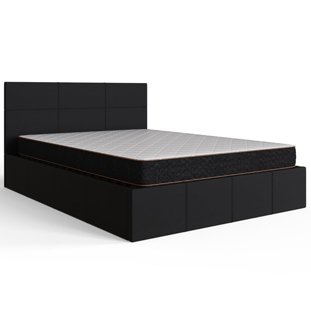 GFW Double Black End Lift Ottoman Bed Image 3