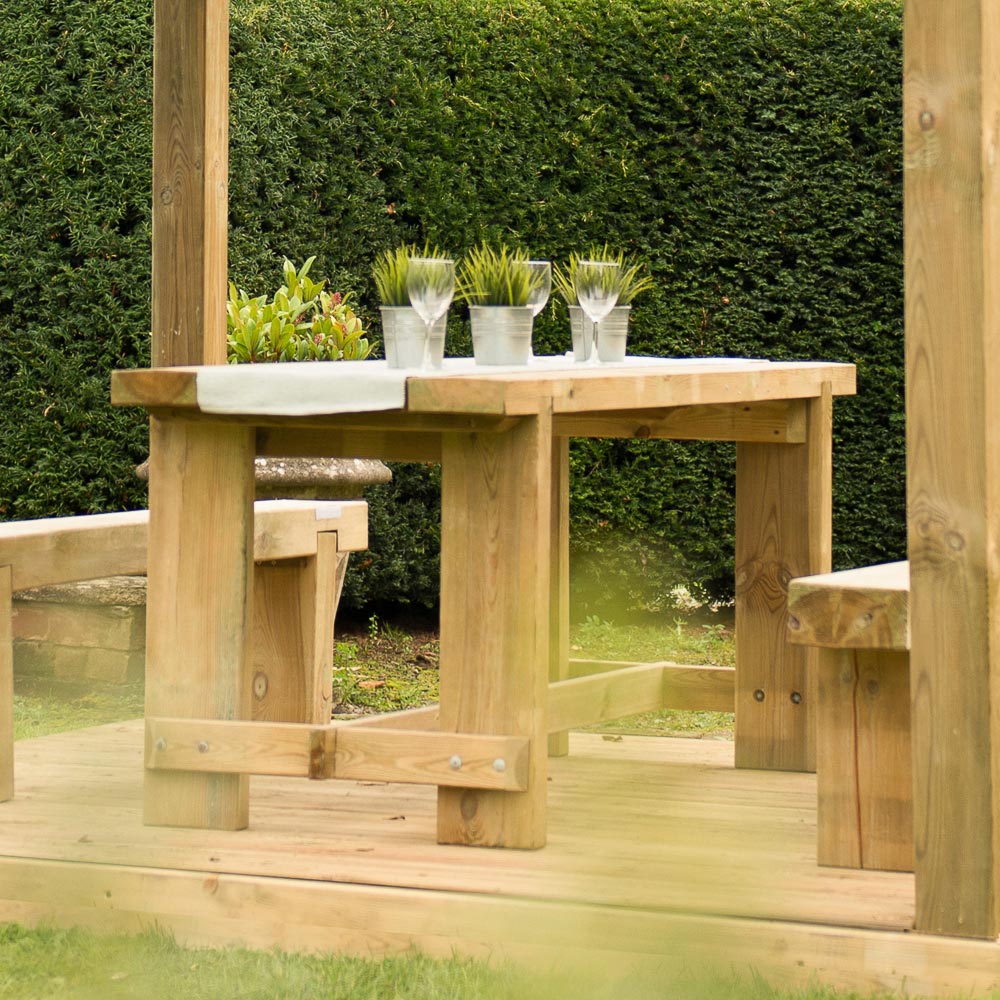 Forest Garden Refectory Table 1.8m Image 4