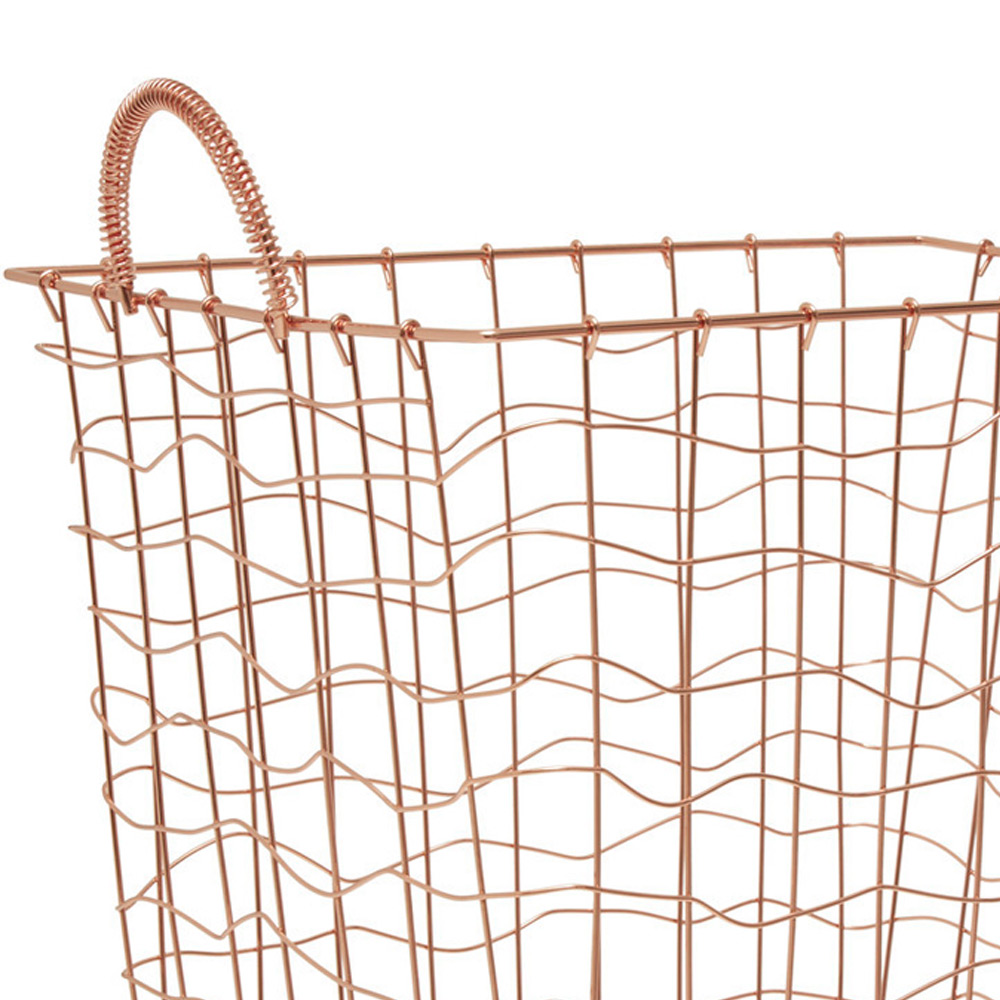 Premier Housewares Vertex Copper Plated Basket Image 6