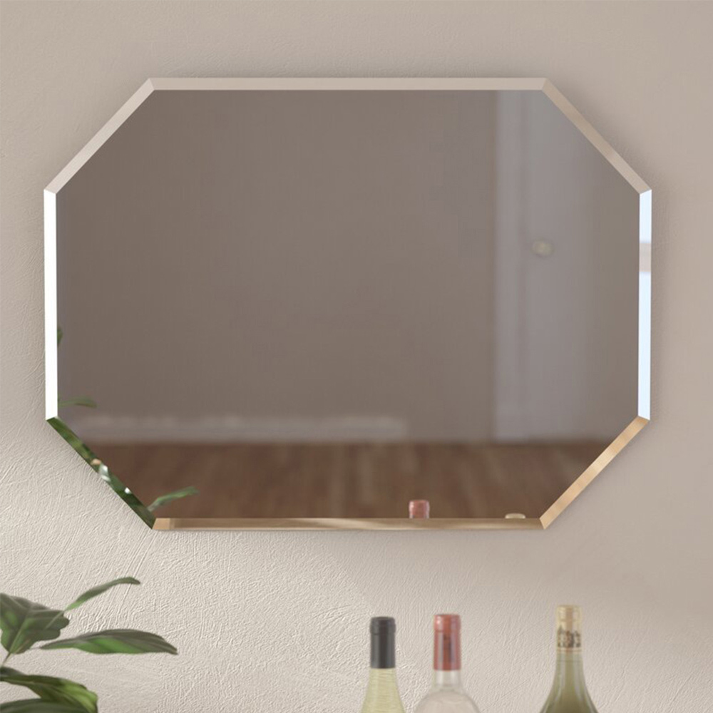 Living And Home CD0551 Vanity Wall Mounted Mirror With Beveled Edge Image 6