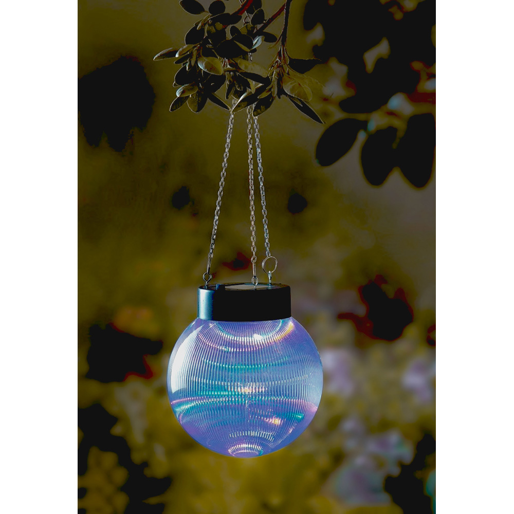 Avilo Micro LED Solar Ball Hanging Light Ornament Image 3