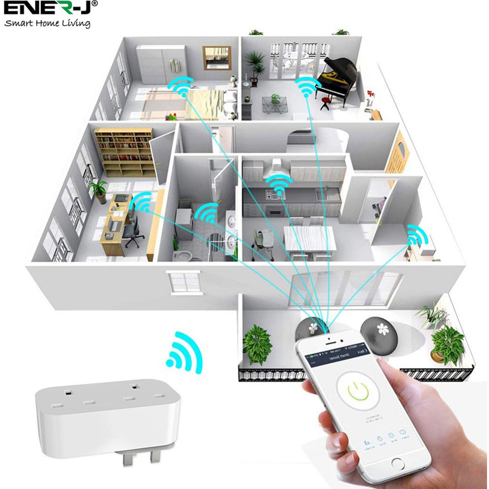 ENER-J Twin 13A Smart Plug with Energy Monitor Image 7