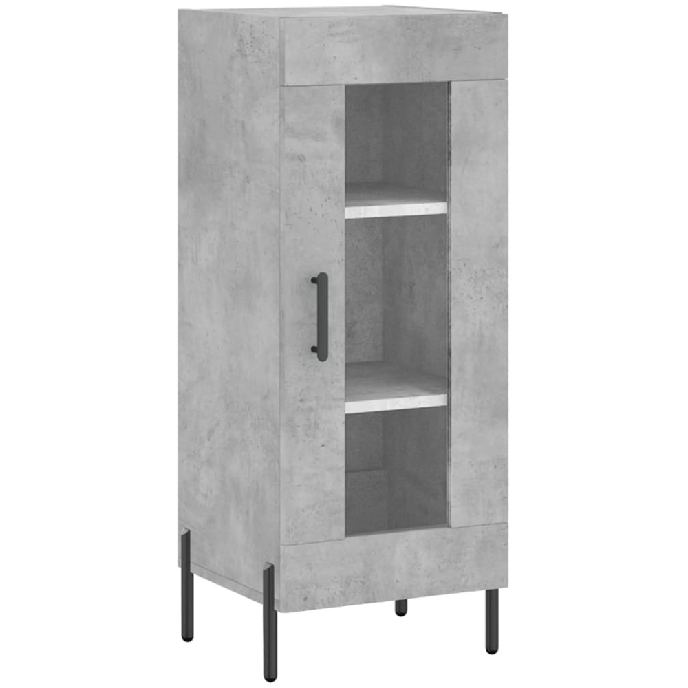 vidaXL 2 Door Concrete Grey Highboard Image 5