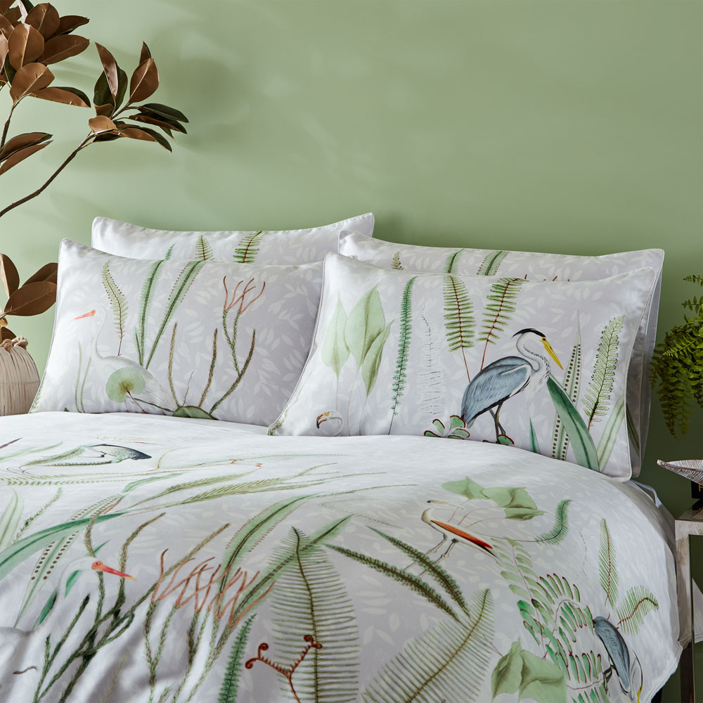 Paoletti Aaliyah Super King Size Botanical Duvet Cover Set Image 5