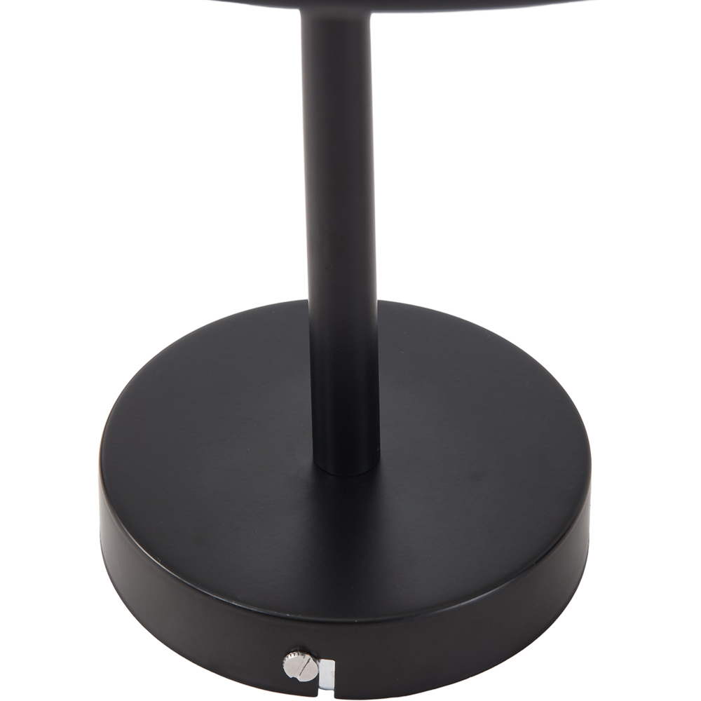 Living and Home Screw E27 Black and White 6 Marble Effect Glass Semi Flush Mount Ceiling Light Image 6
