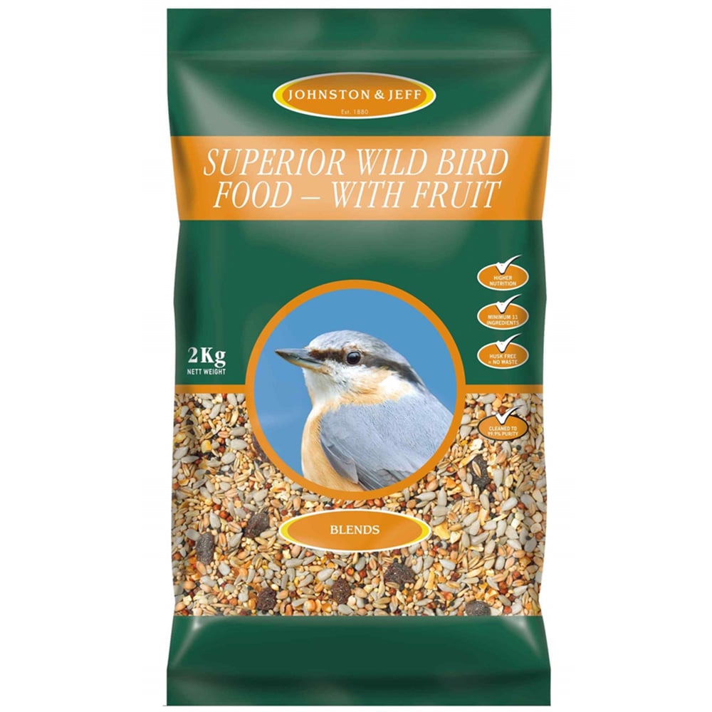 Johnston and Jeff Superior Wild Bird Feed with Fruit 2kg Image