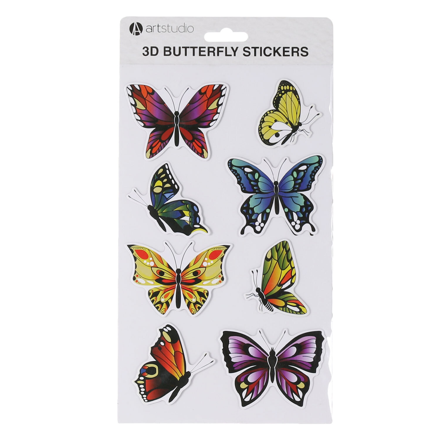 Art Studio 3D Butterfly Stickers Image 3
