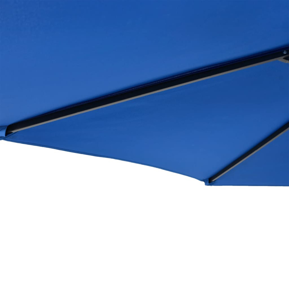 vidaXL Blue Garden Parasol with Steel Pole 2.25m Image 7