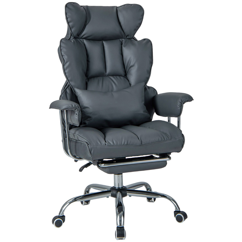 Costway Grey Ergonomic High Back Office Chair Image 2